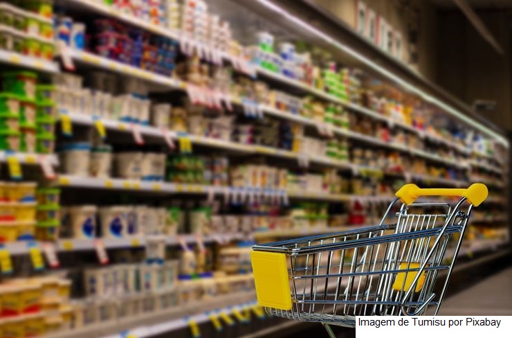 Inflação nos supermercados em 2023 fica em 1,84% é a menor dos últimos 5 anos