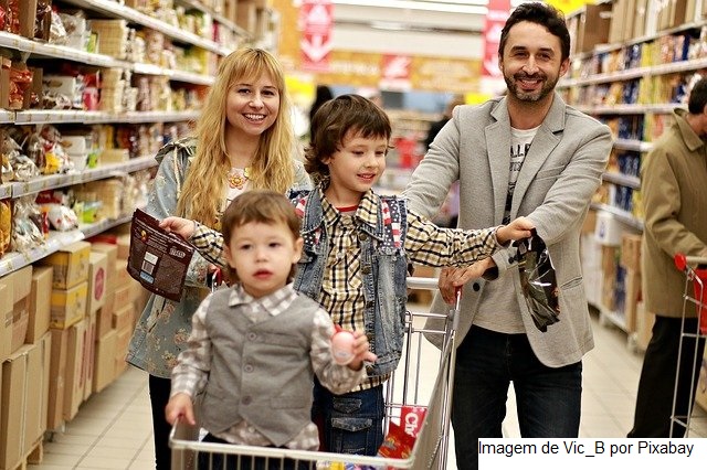 Intenção de consumo das famílias cresce pelo quarto mês