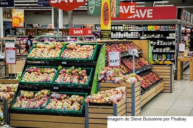 Inflação desacelera nos supermercados