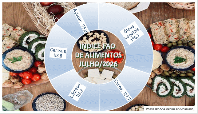 O Índice FAO do Preço dos Alimentos sobe em meio às preocupações com o clima, energia e geopolítica