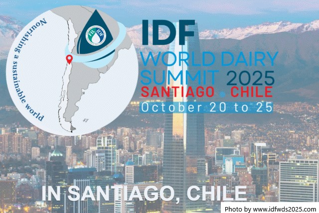 O Chile sediará a Cúpula Mundial do Leite 2025