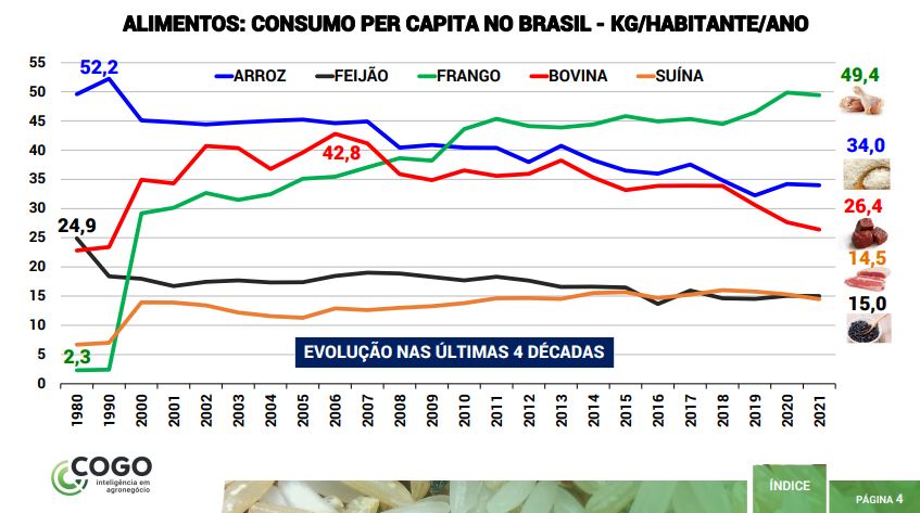 Cenários para a agropecuária no Brasil e no mundo