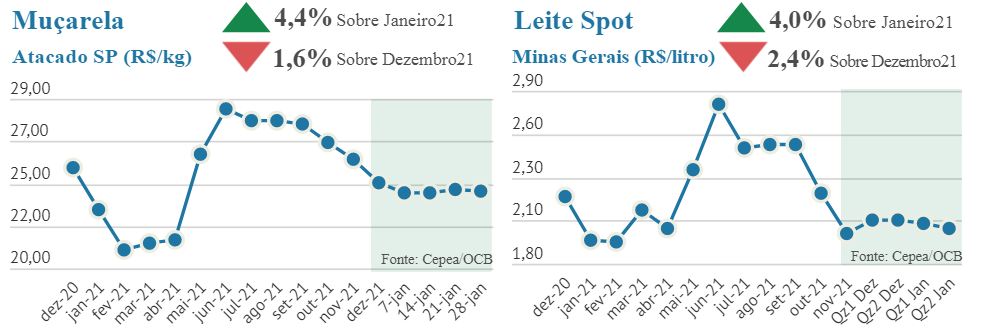 Lácteos ensaiam reação nos preços