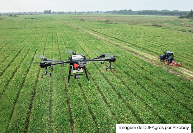 Utilização de drones nas propriedades rurais economizam tempo e dinheiro