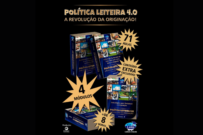 Live de lançamento do curso Política Leiteira 4.0 da Cia do Leite