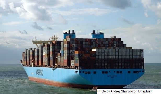 Frete marítimo: o gigante Maersk encomenda oito mega navios movidos a metanol