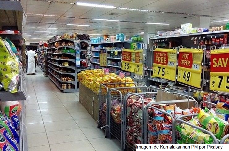 Venda de produtos de consumo em supermercados cresce 1,9% em novembro