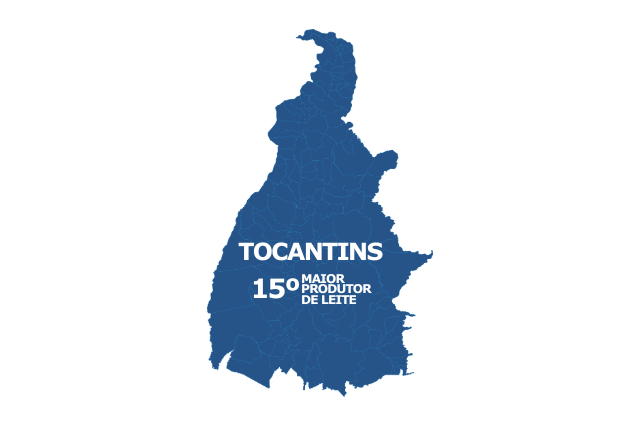 Produção / PIB per capita / Produtividade / Vacas Ordenhadas – 2 maiores mesorregiões do Tocantins