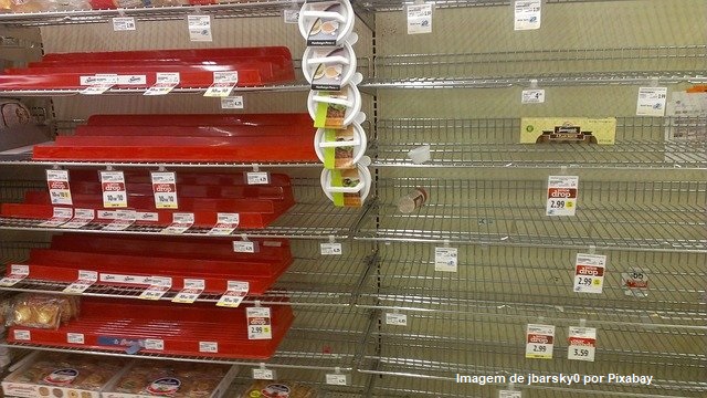 Ruptura volta a subir nos supermercados em abril