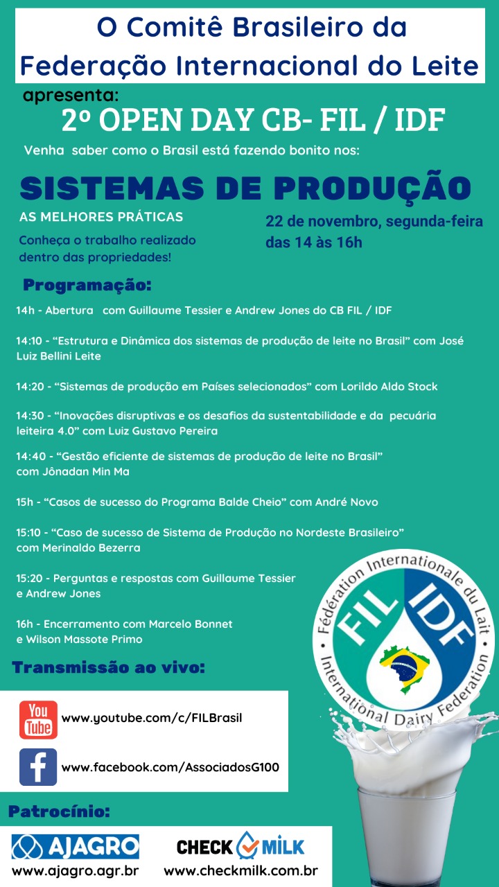 Hoje, às 14 horas, Open Day CB FIL pelo YouTube