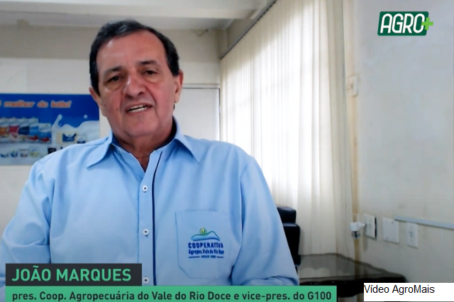 Presidente da Coperiodoce/MG,João Marques, discorre sobre o desenvolvimento da gestão da produção de leite em sua Cooperativa