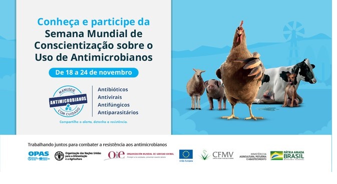 Campanha mundial alerta para os cuidados no uso de antimicrobianos