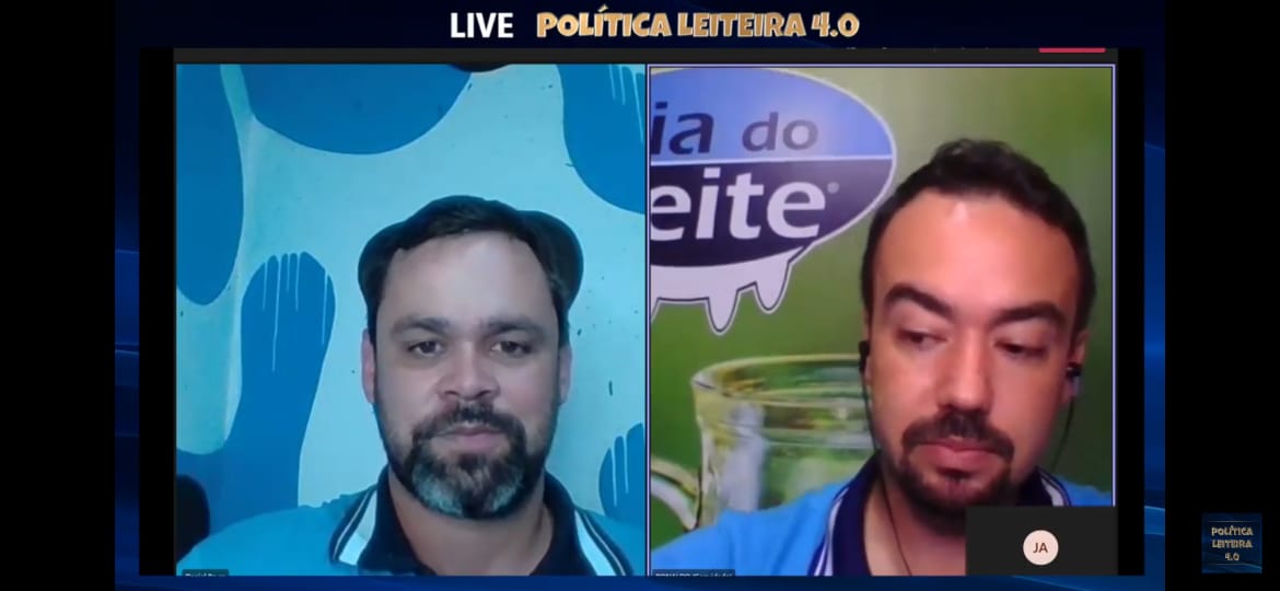 Live de lançamento do curso Política Leiteira 4.0 da Cia do Leite
