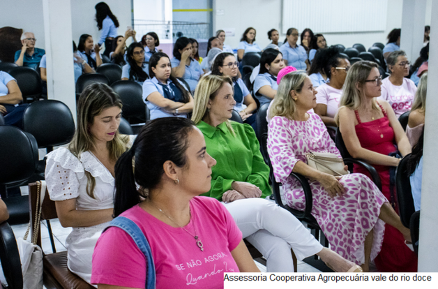 Cooperativa Agropecuária realiza evento de conscientização ao mês de prevenção do câncer de mama