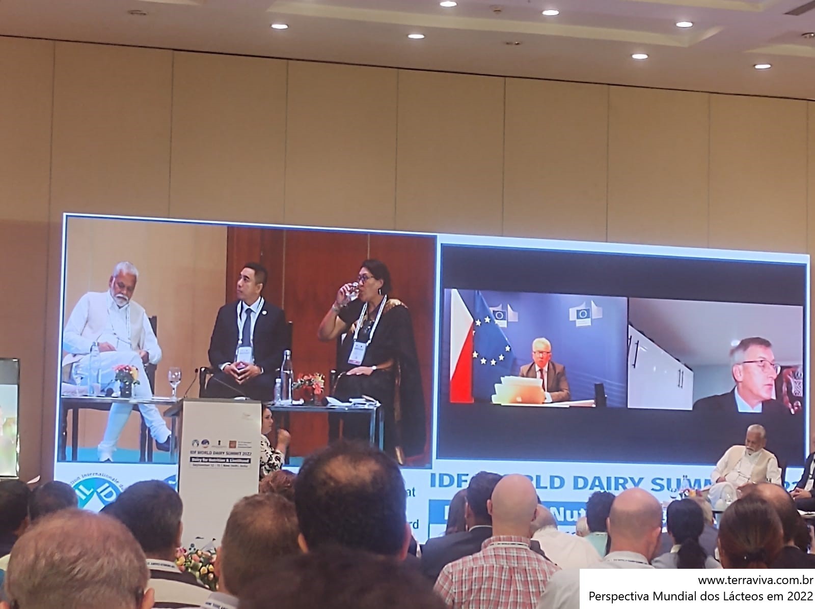 Índia - Antes do início da World Dairy Summit 2022 foi realizada a Assembleia Geral da FIL