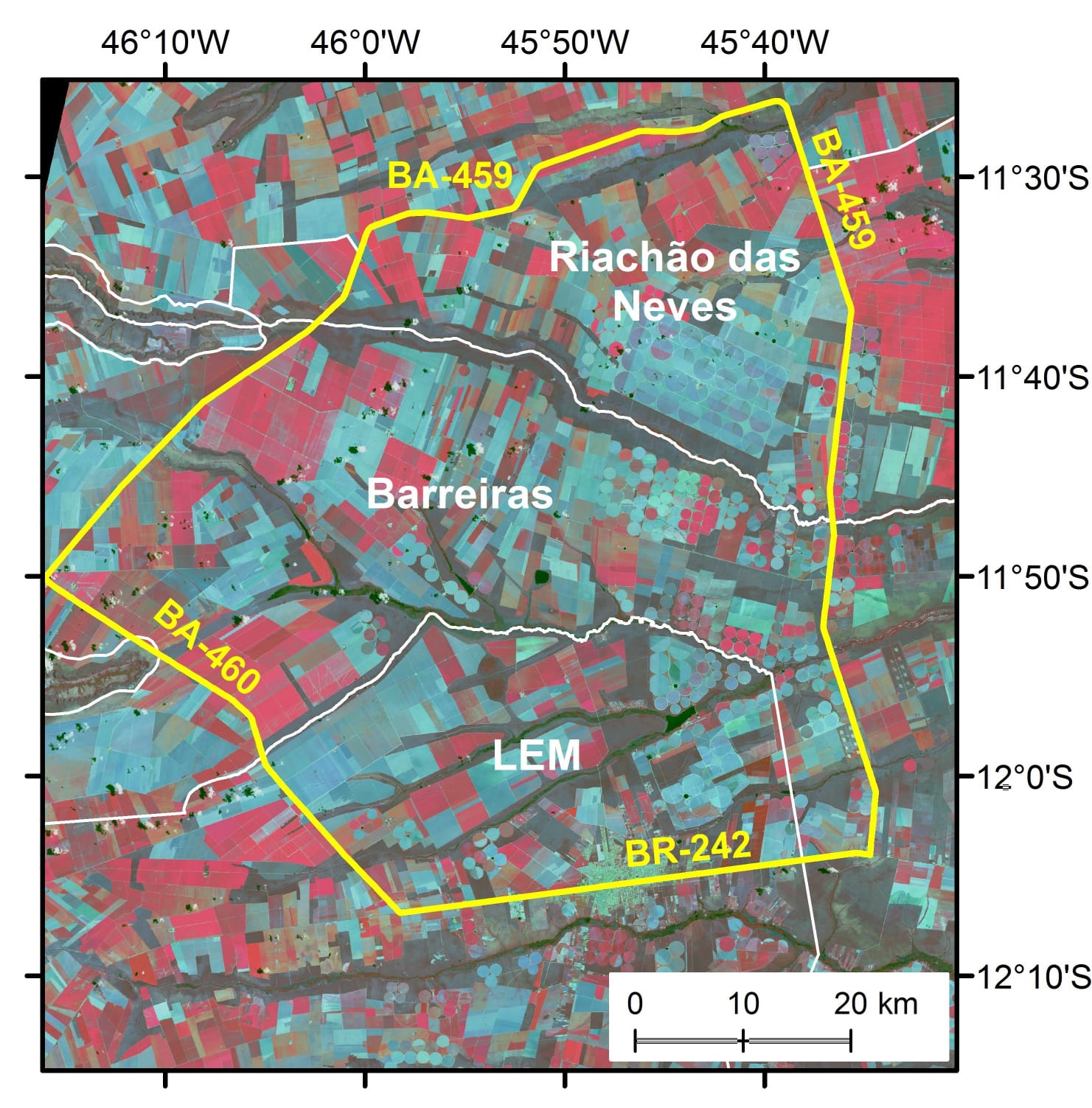Imagens harmonizadas de satélites de última geração mapeiam área de soja no Cerrado brasileiro