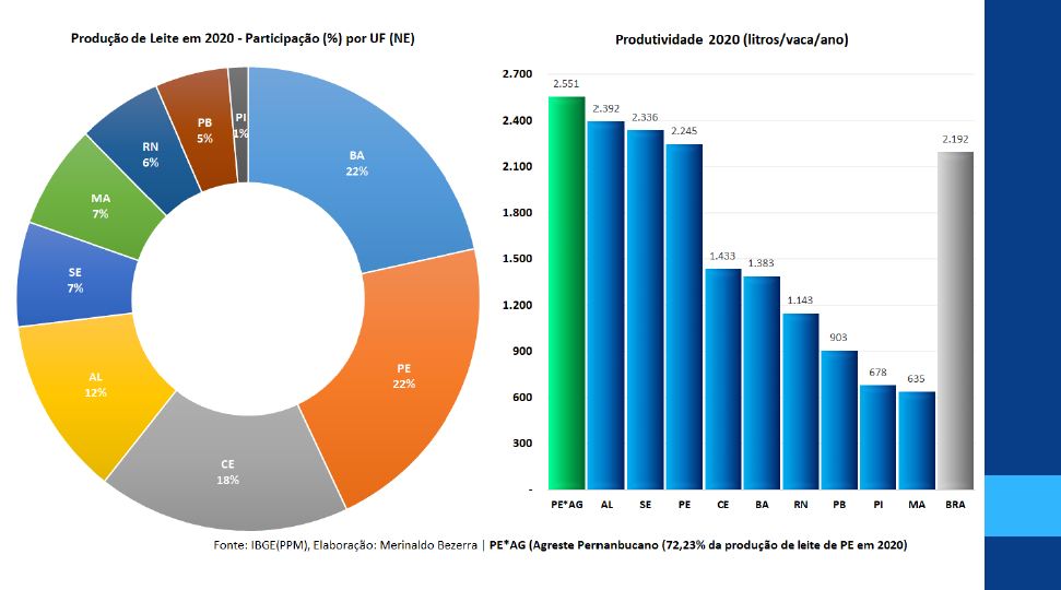 Agreste Pernambucano um atrativo para os Laticínios