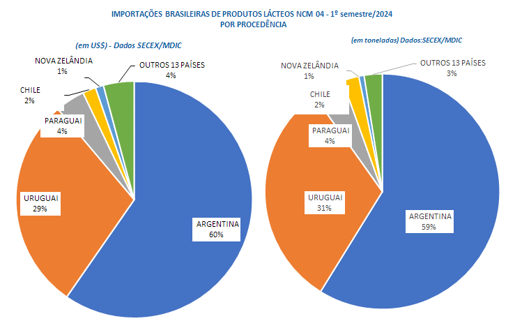 Importações de Queijos atingem novo recorde no 1º semestre de 2024