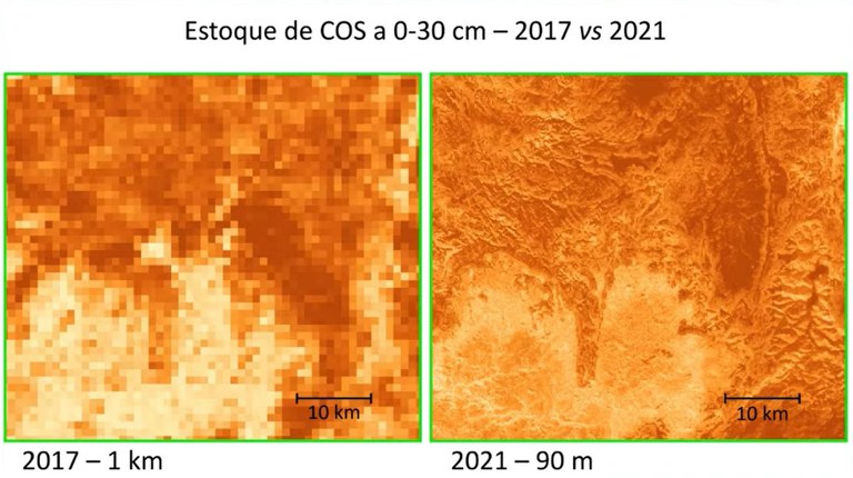 Novos mapas de estoque de carbono dos solos vão subsidiar políticas públicas de sustentabilidade
